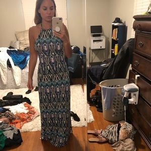 Multi color maxi dress